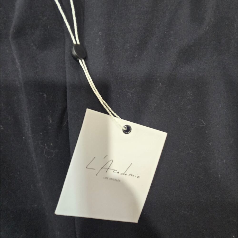 L'Academie x Marianna Hewitt Anouka Knit Slim Pant in Black - Picture 6 of 11